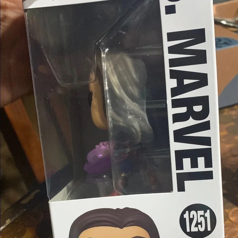 Funko Pop! Ms. Marvel Figure - Purple and Black - Picture 2 of 4